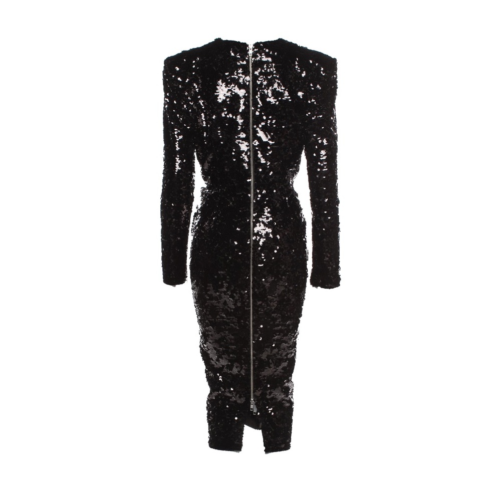Alex Perry Elisa Black Sequin Dress - Picture 3 of 4